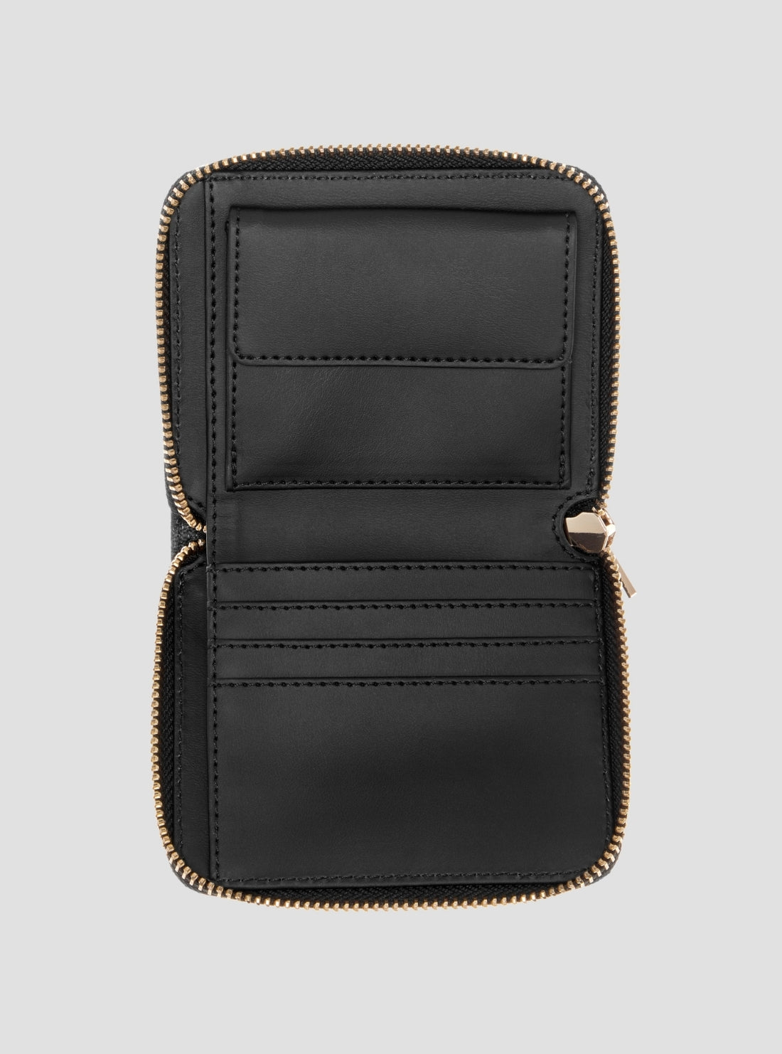 GUESS Accessories Black Antonia Small Zip Around Wallet TG2183137 Inside View