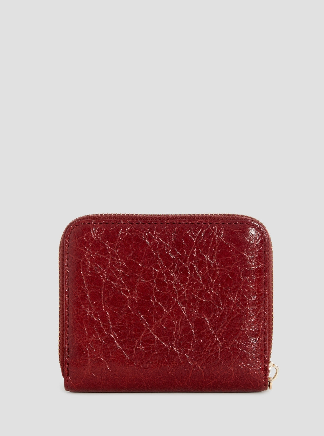 GUESS Womens Red Antonia Small Zip Around Wallet TG2183137 Back View