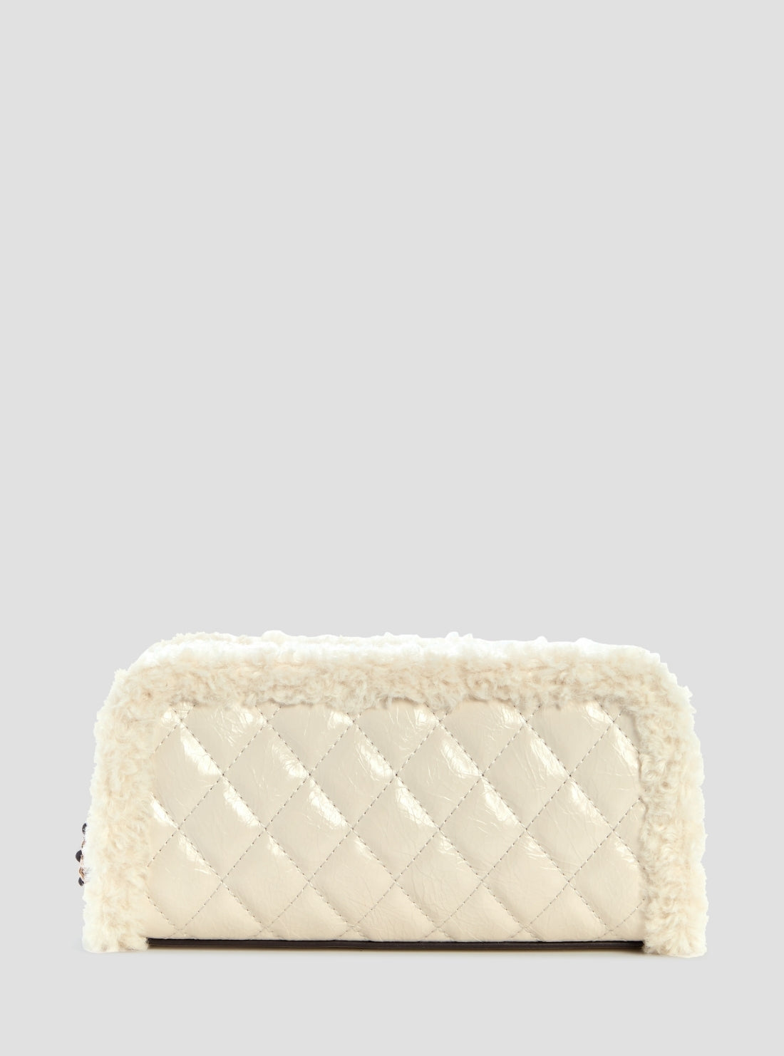 GUESS Womens White Cristi Top Zip Crossbody Mini Bag TG813972 Back View