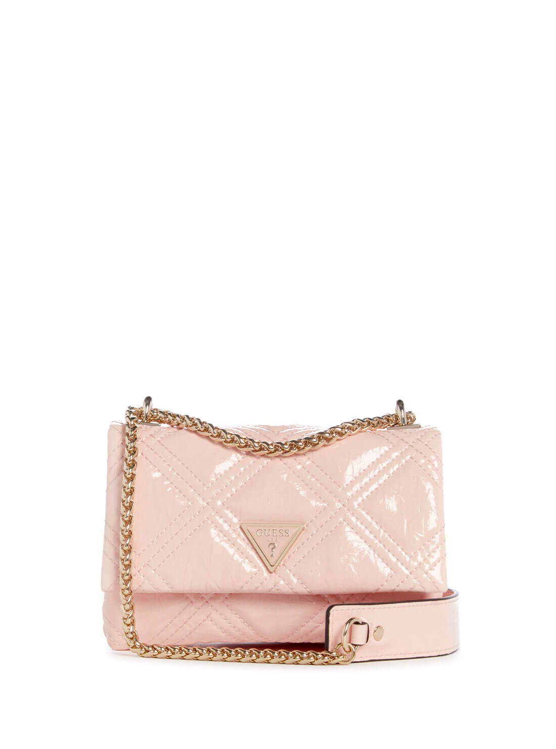 GUESS Pink Deesa Mini Crossbody Bag front view