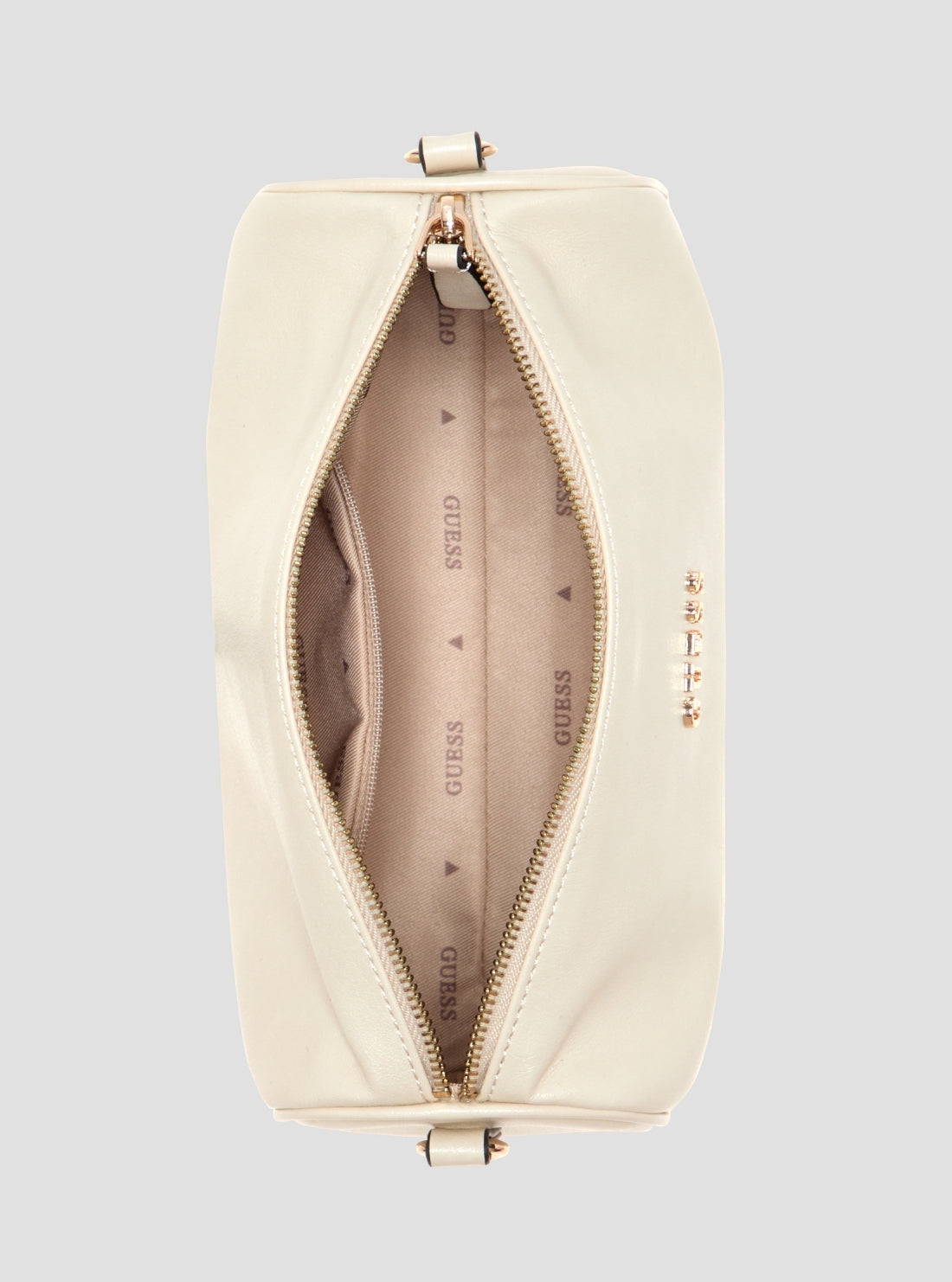 GUESS Womens White Kassie Mini Convertible Shoulder Bag TG993072 Inside VIew