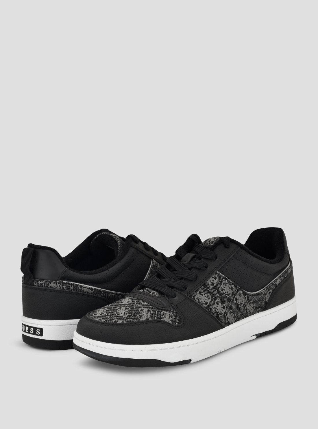 GUESS Womens Black Tryon Sneakers TRYON Front Side View