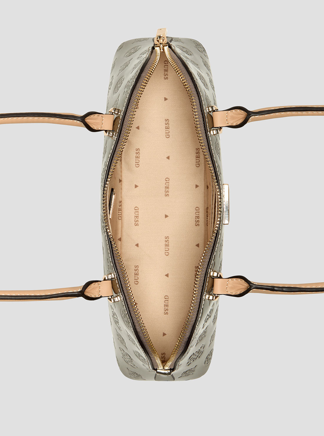 Grey Logo Arnela Shoulder Bag