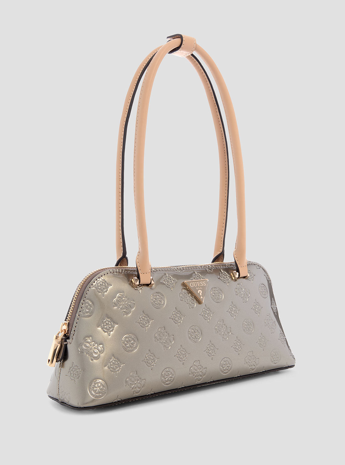 Grey Logo Arnela Shoulder Bag