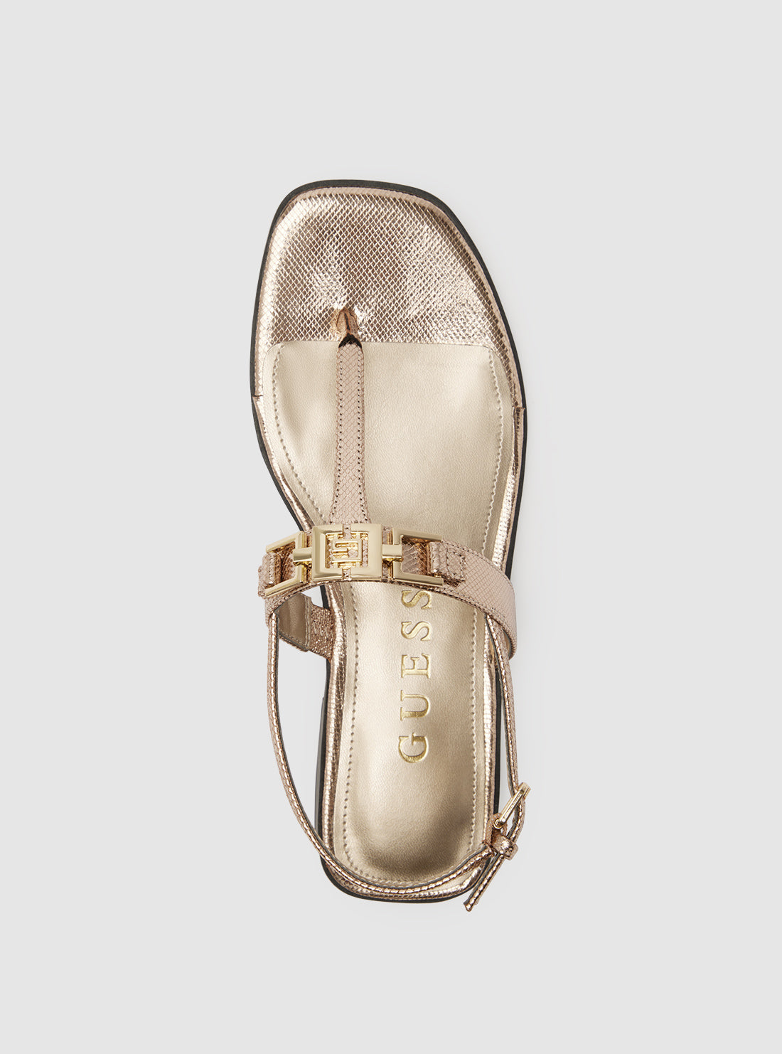 GUESS Womens Rose-Gold Twilla Stilleto Heels TWILLA Top View