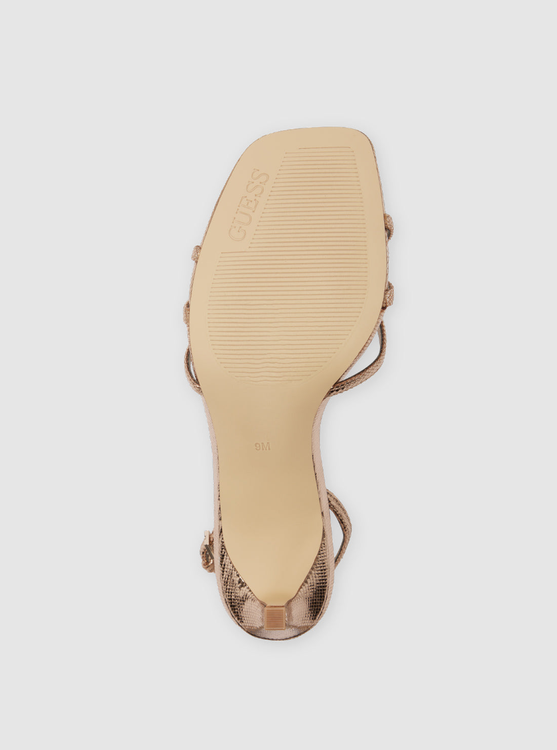 GUESS Womens Rose-Gold Twilla Stilleto Heels TWILLA Bottom View