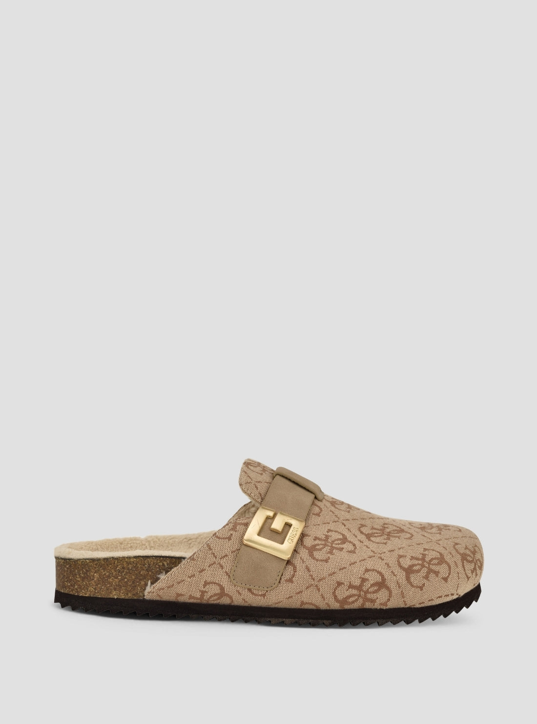 GUESS Footwear Medium Natural Ullan Clogs ULLAN2 Side View1