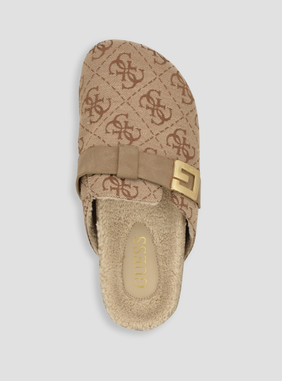GUESS Footwear Medium Natural Ullan Clogs ULLAN2 Top View