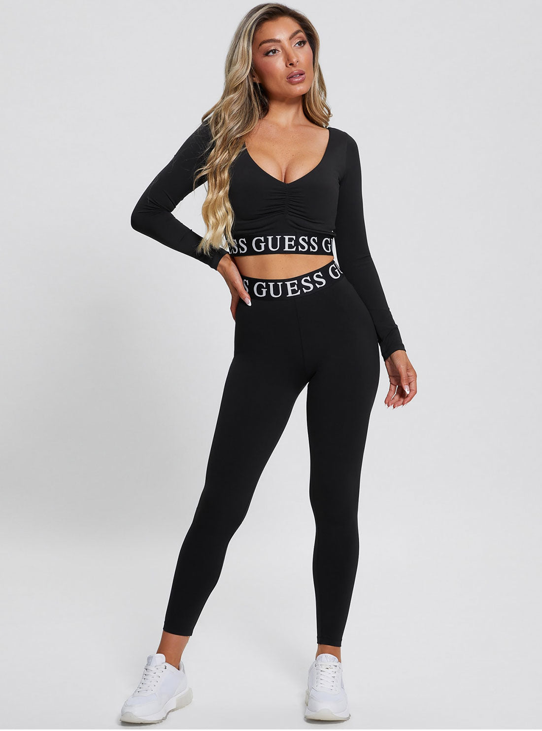 GUESS Black Kiran Leggings full view