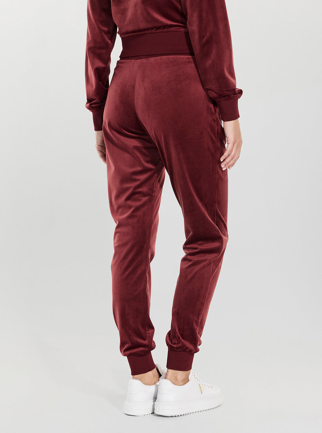 GUESS Womens Eco Red Couture Active Jogger Pants V3BB27K0232 Back View