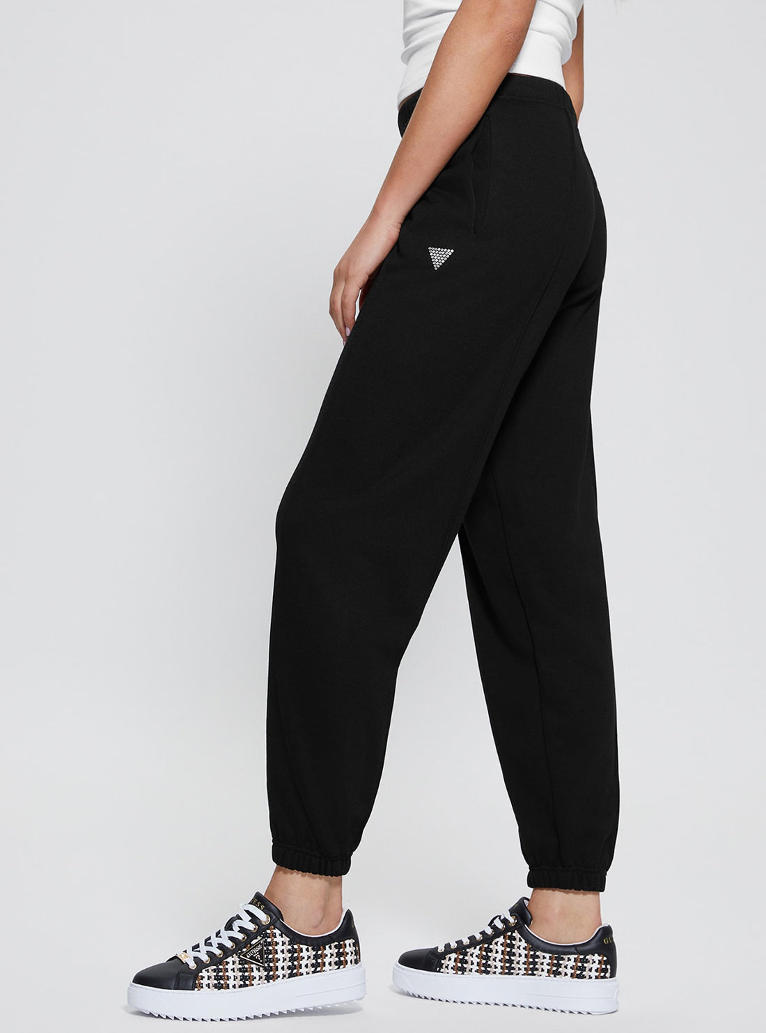 Black Skylae Jogger Pants