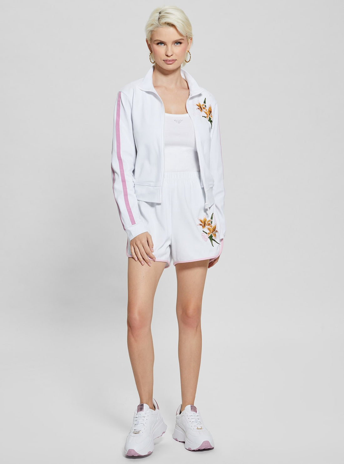 White Zoey Short