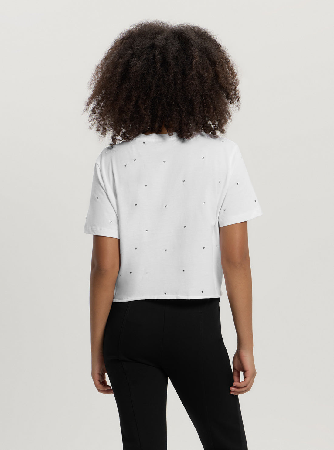 White Skylar Crop T-Shirt