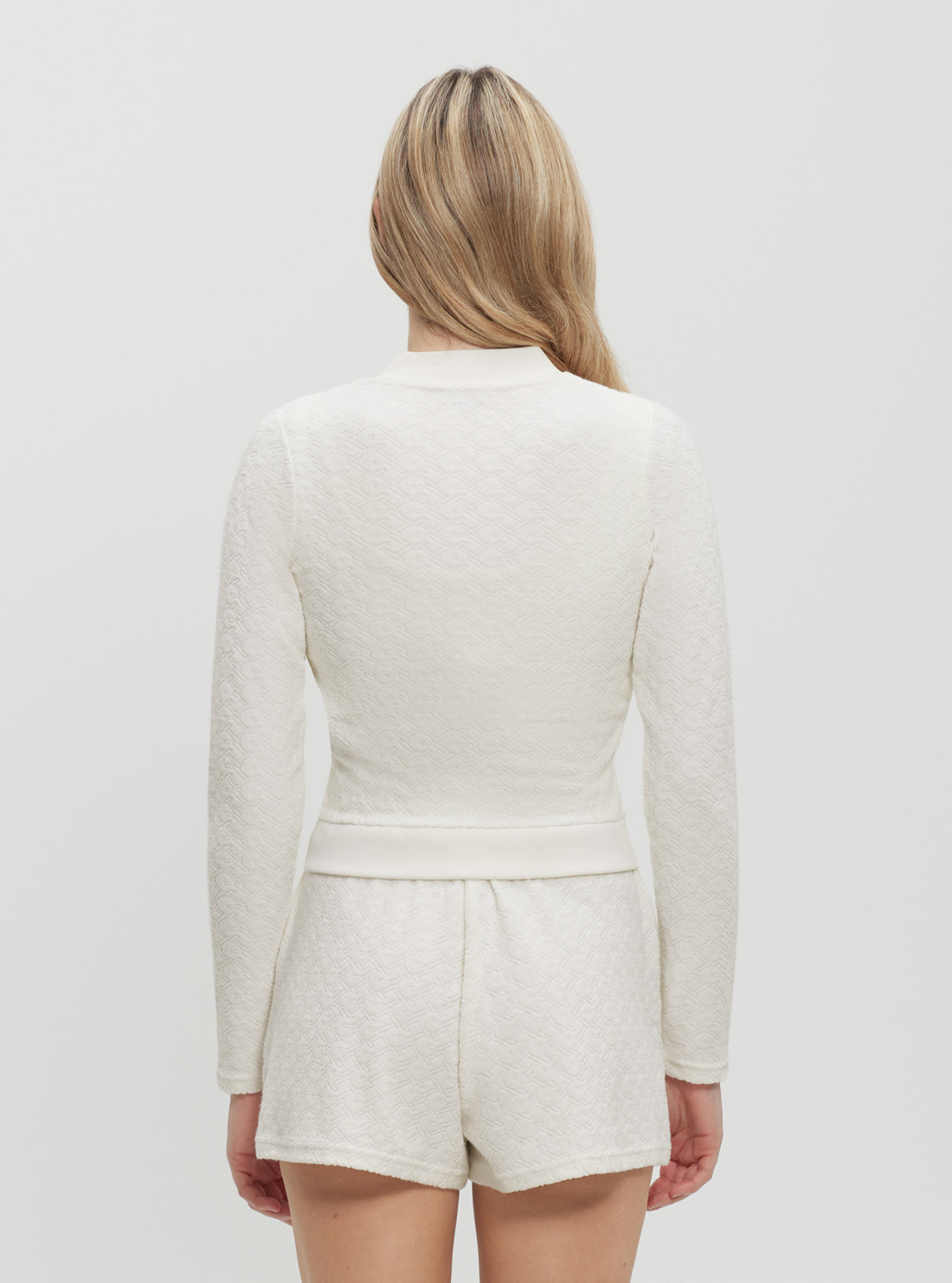White Lola Active Zip Jacket