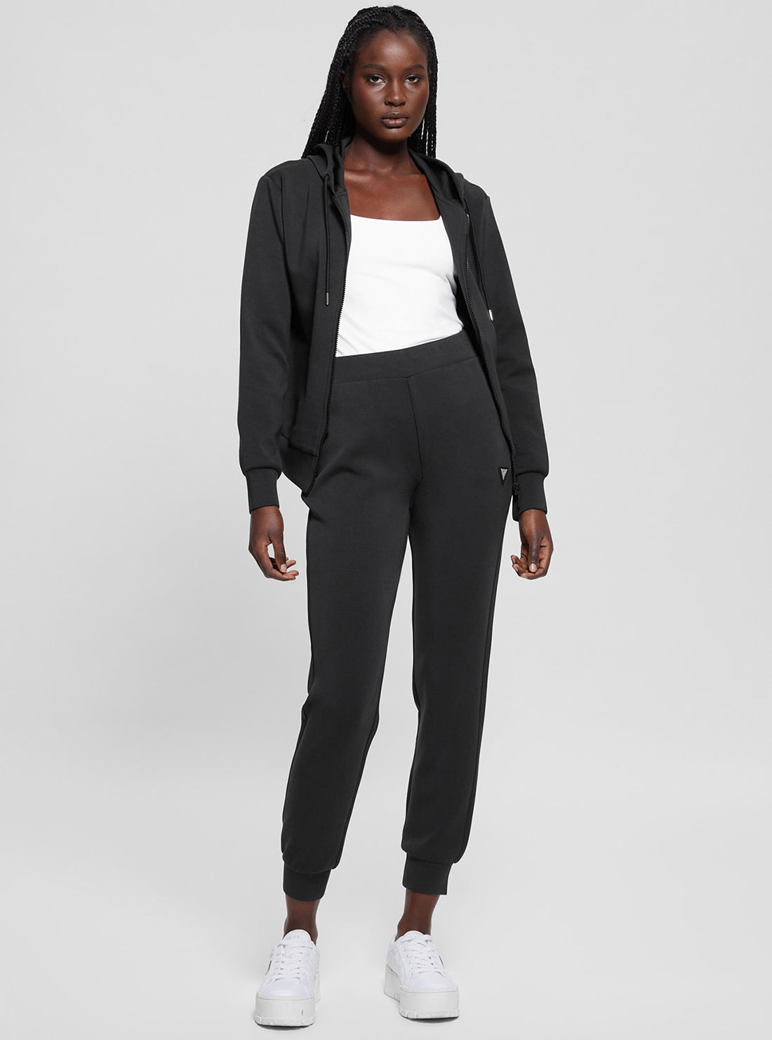 Black Olympe Long Pants