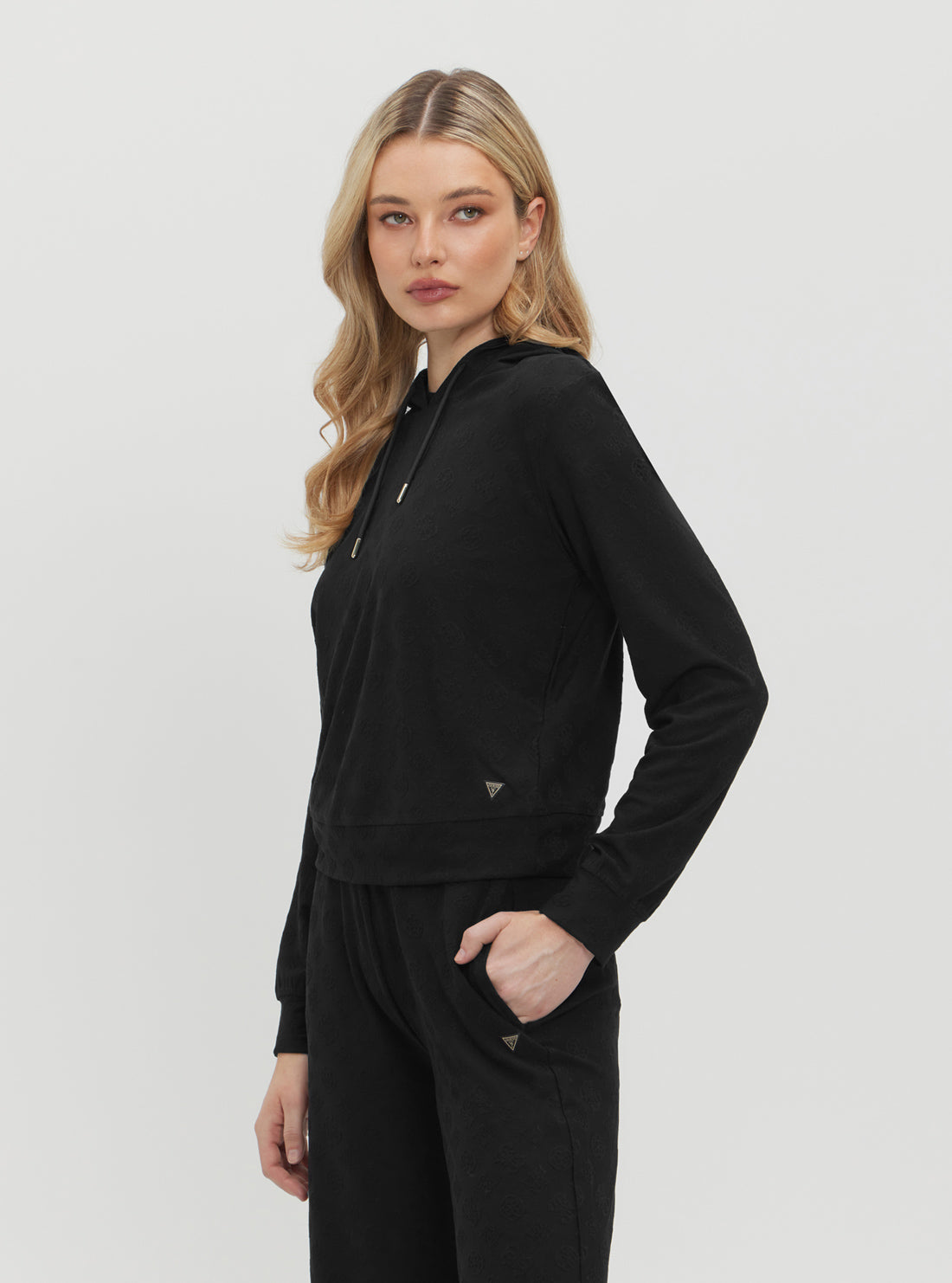 Black Monica Hoodie Jumper