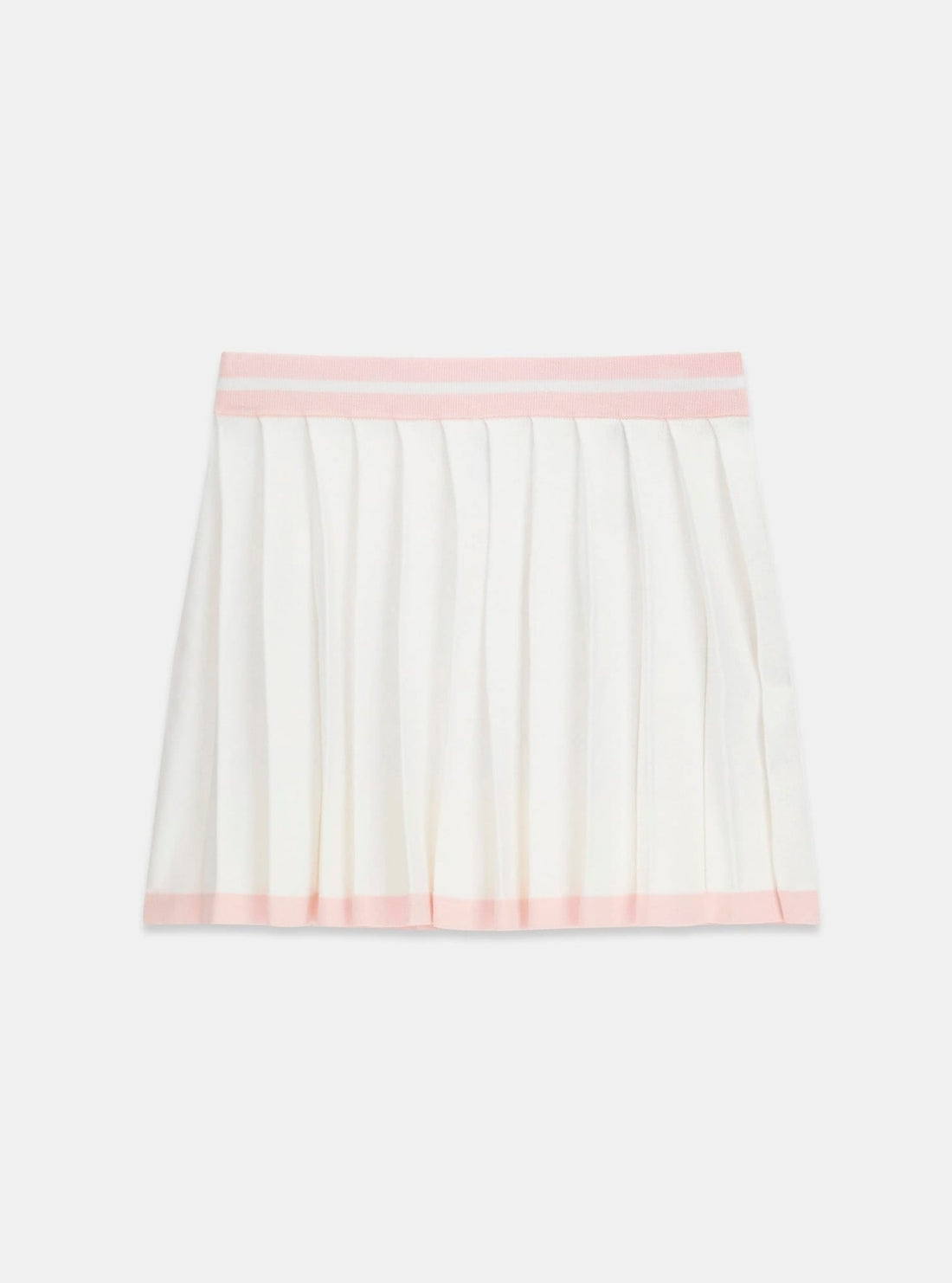 GUESS Womens White Gabry Pleated Active Knitted Skirt V6GD04Z0649 Flatlay