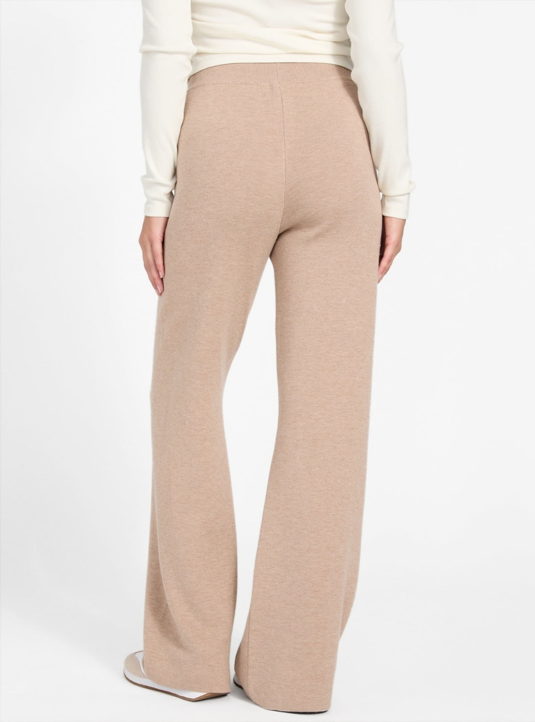 GUESS Womens Beige Ursula Pants V6RB12Z4850 Back View