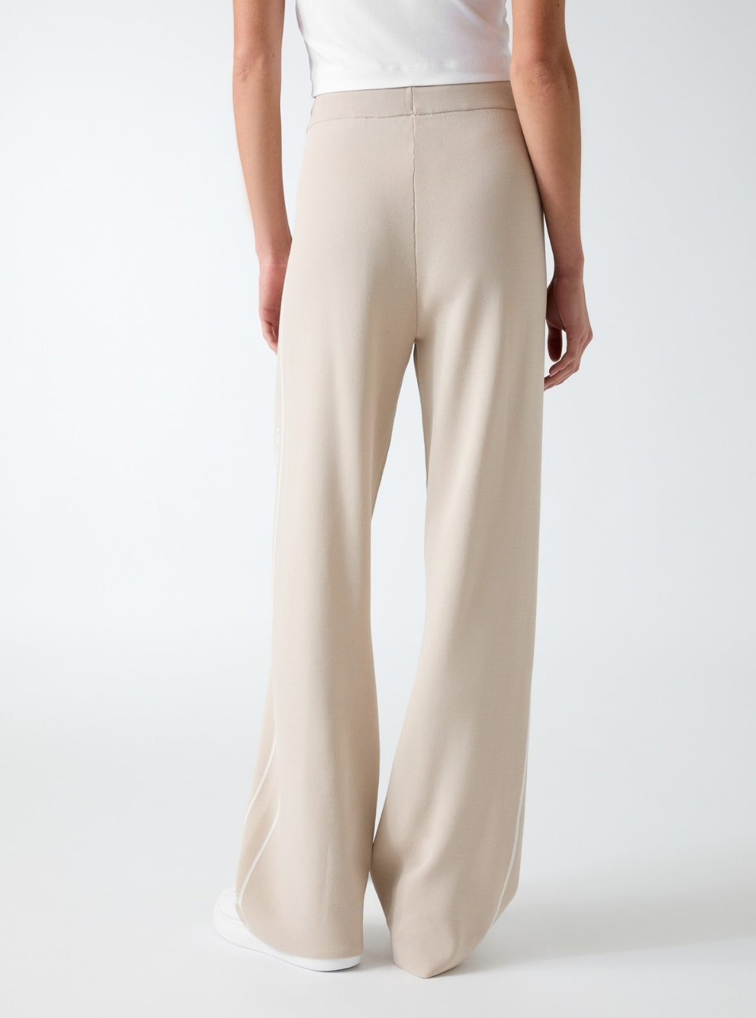 GUESS Womens Beige Meissa Straight Active Pants V6YB22Z0945 Back View