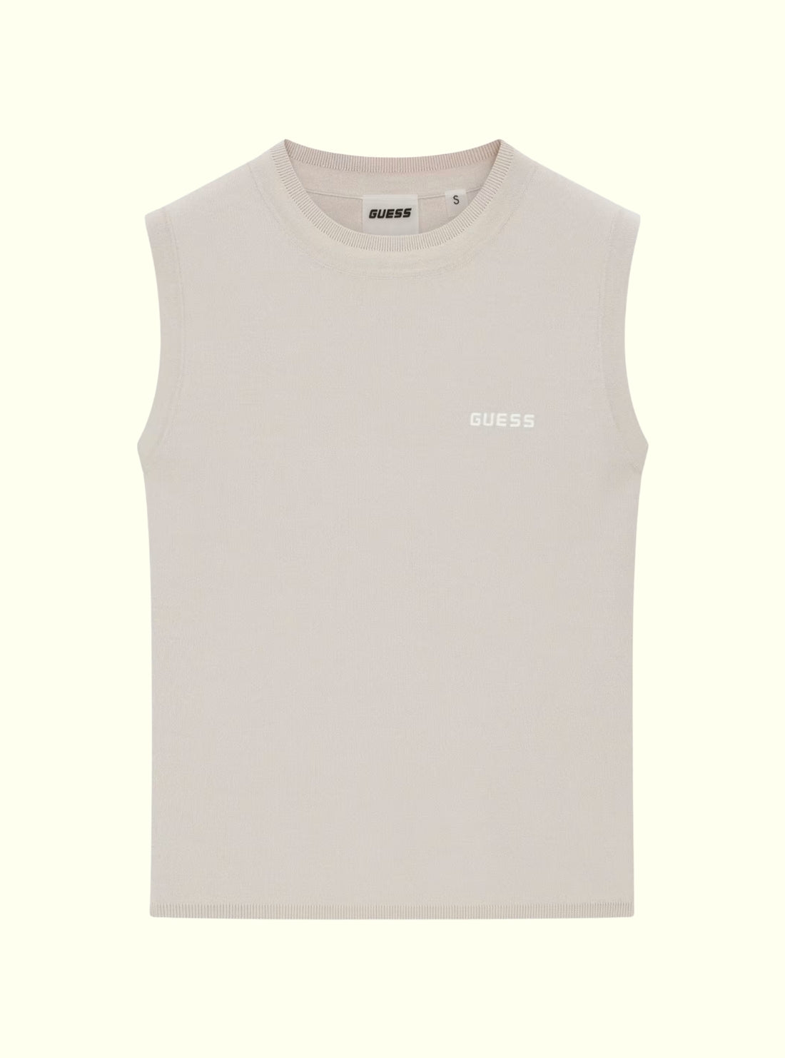 GUESS Womens Beige Dust Meissa Active Sweater Top V6YR03Z1169 Flatlay