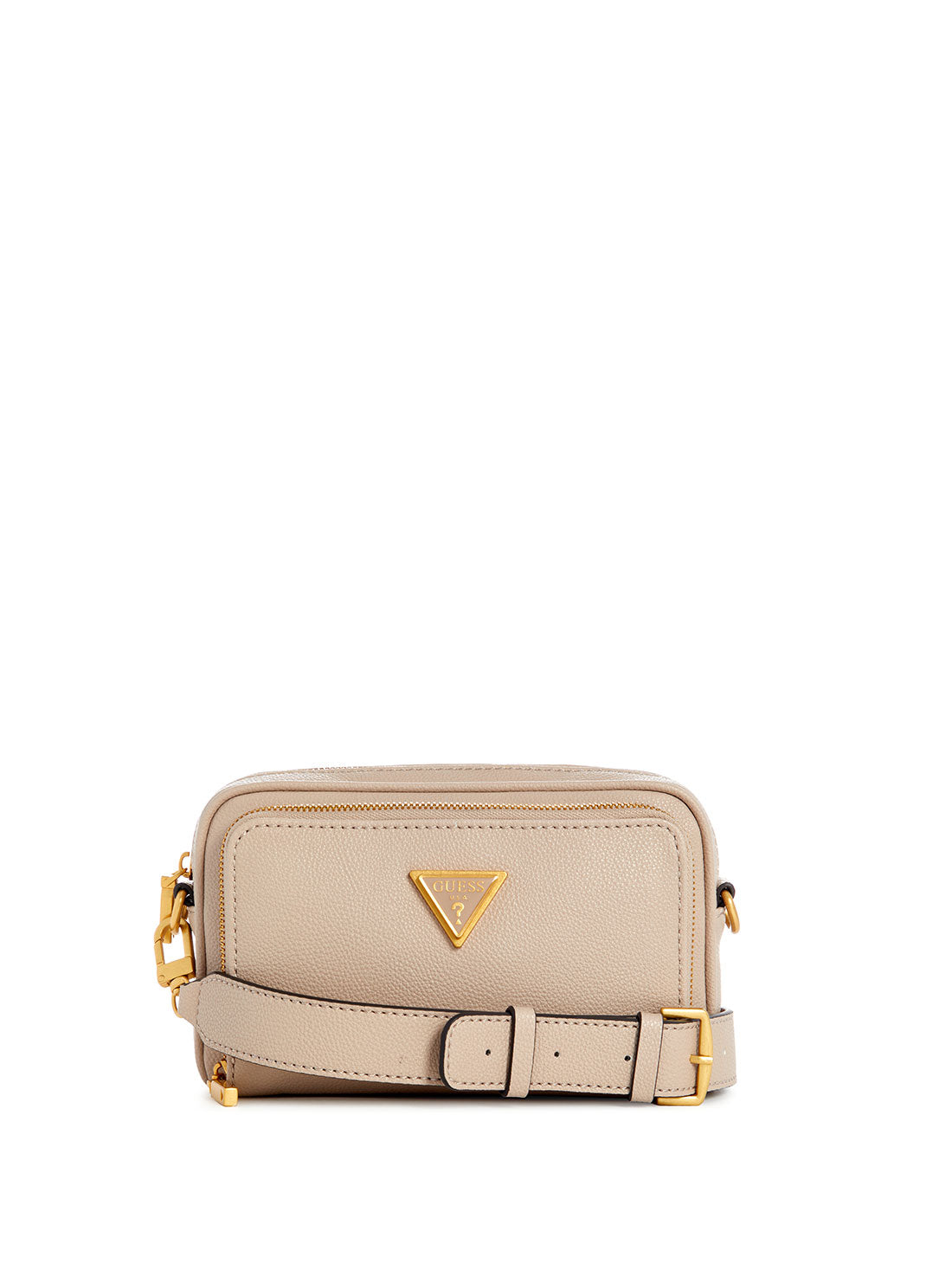 GUESS Beige Cosette Camera Crossbody Bag front view