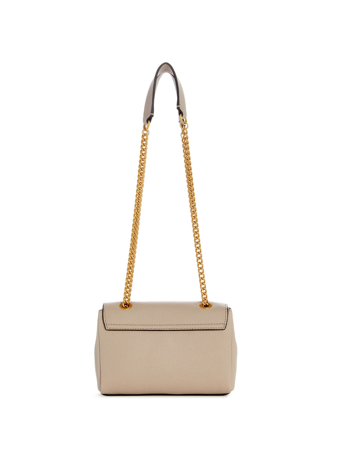 GUESS Beige Cosette Mini Crossbody Flap Bag back view