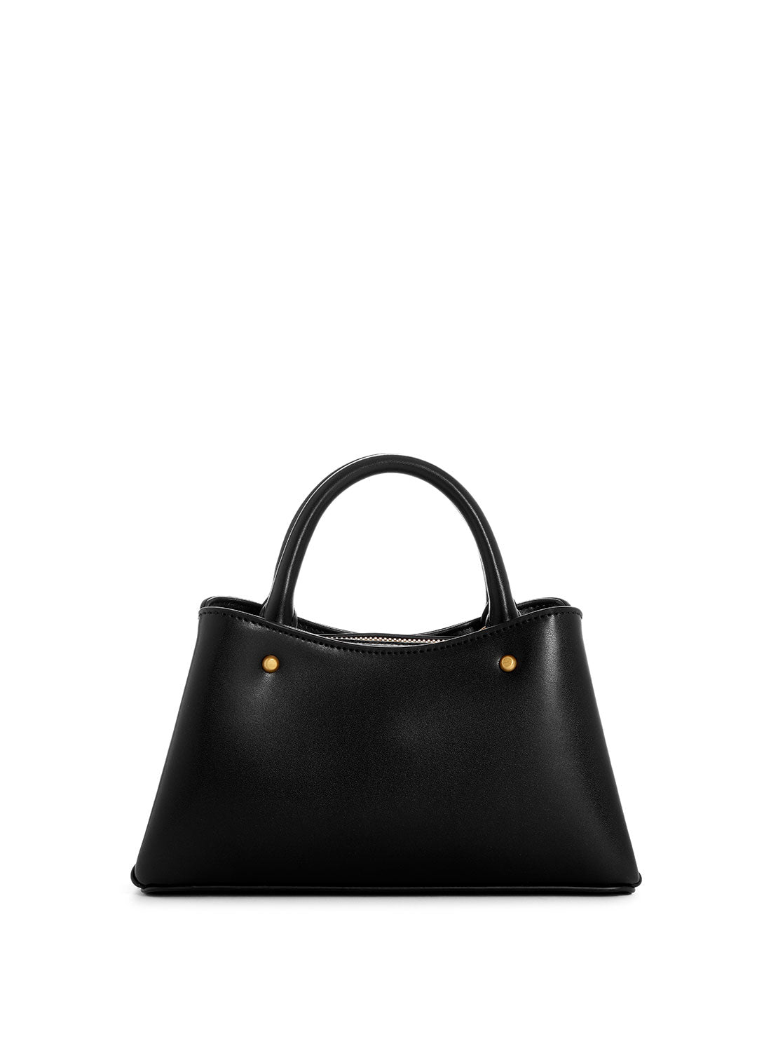 GUESS Black Sarita Mini Satchel Bag back view