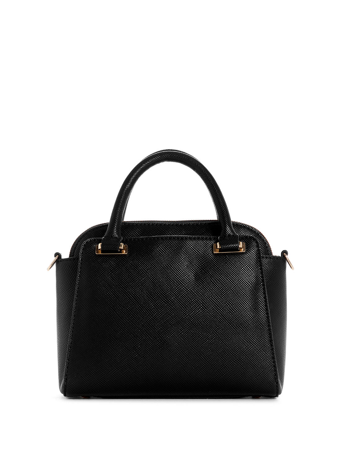 GUESS Black Avis Small Satchel Bag back view