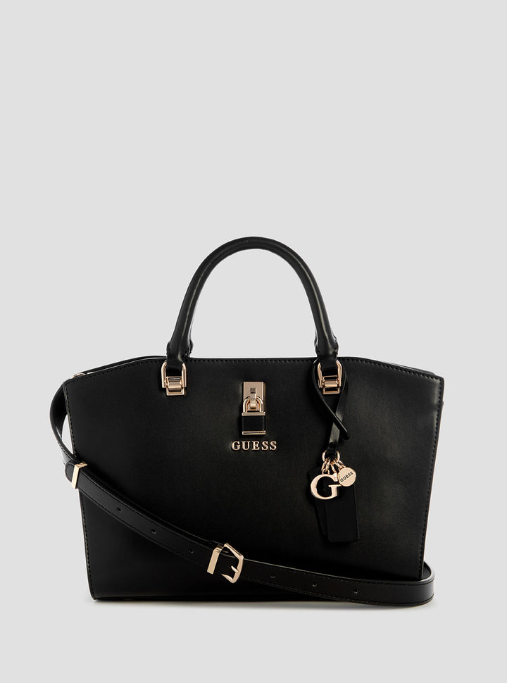 Black Queensland Luxury Satchel Bag