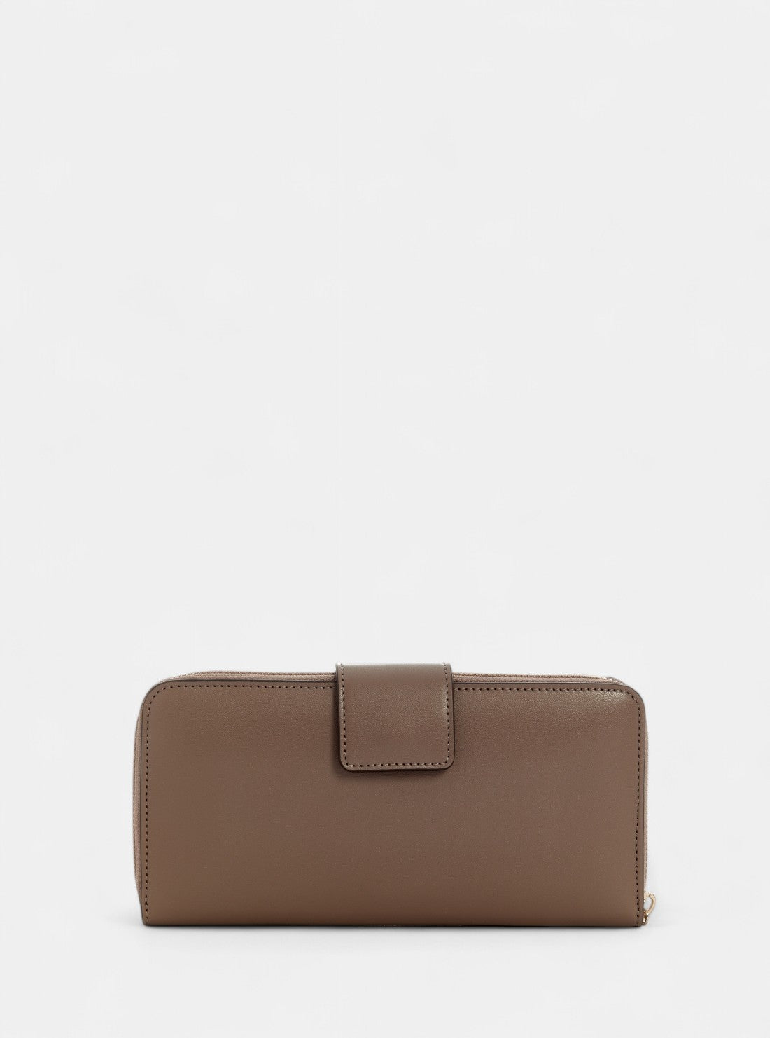 GUESS Womens Brown Jane Large Zip Around Wallet VG9891146 Back View