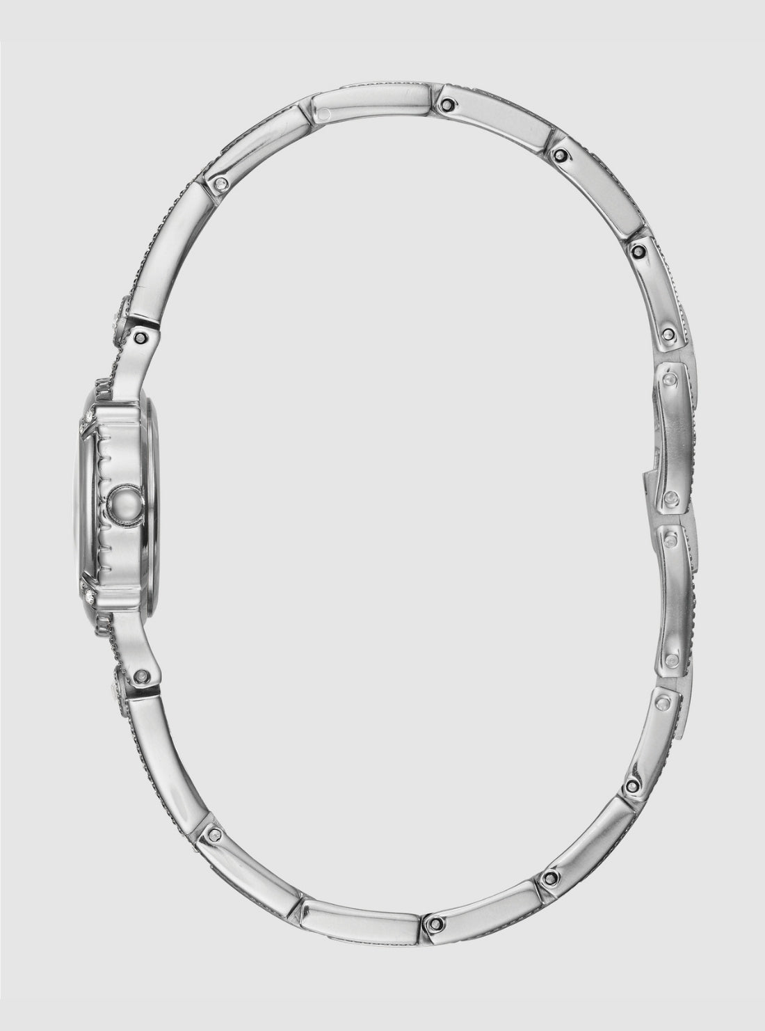 GUESS Accessories Silver Angelic Glitz Watch W0135L1 Side View