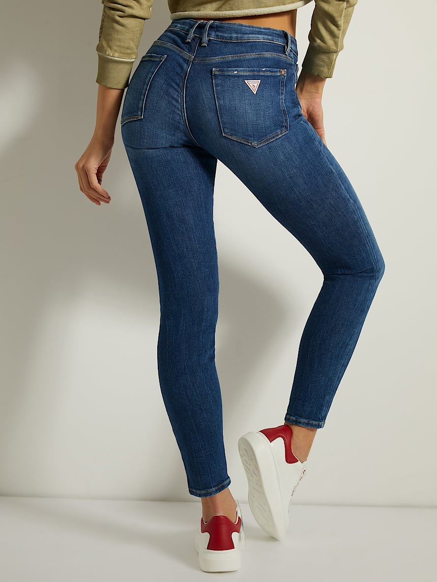 Annette Skinny Mid Rise Jeans - Carrie Mid