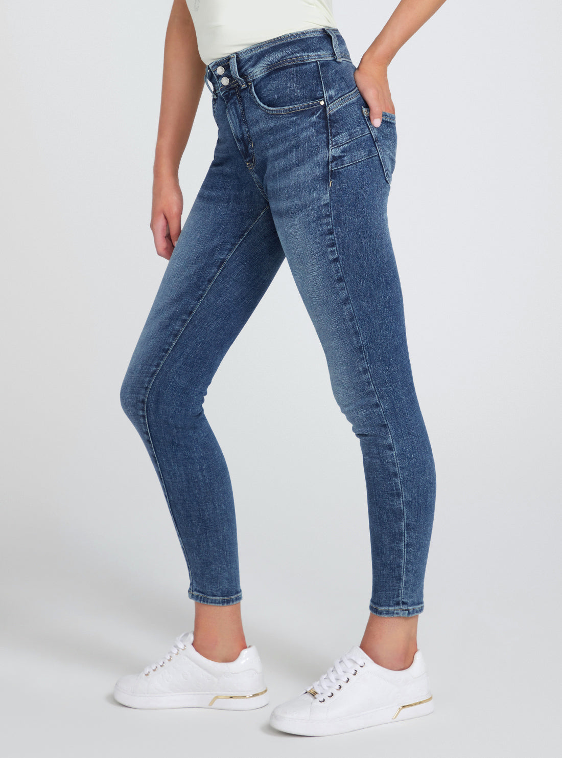 High-Rise Shape Up Denim Jeans in Biosphere Wash