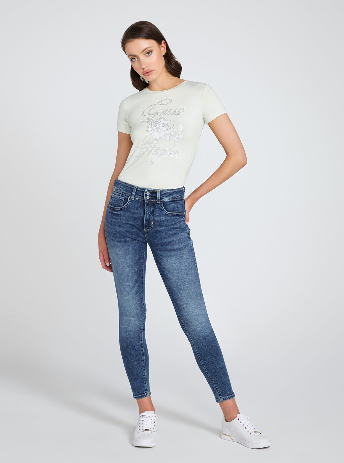 High-Rise Shape Up Denim Jeans in Biosphere Wash