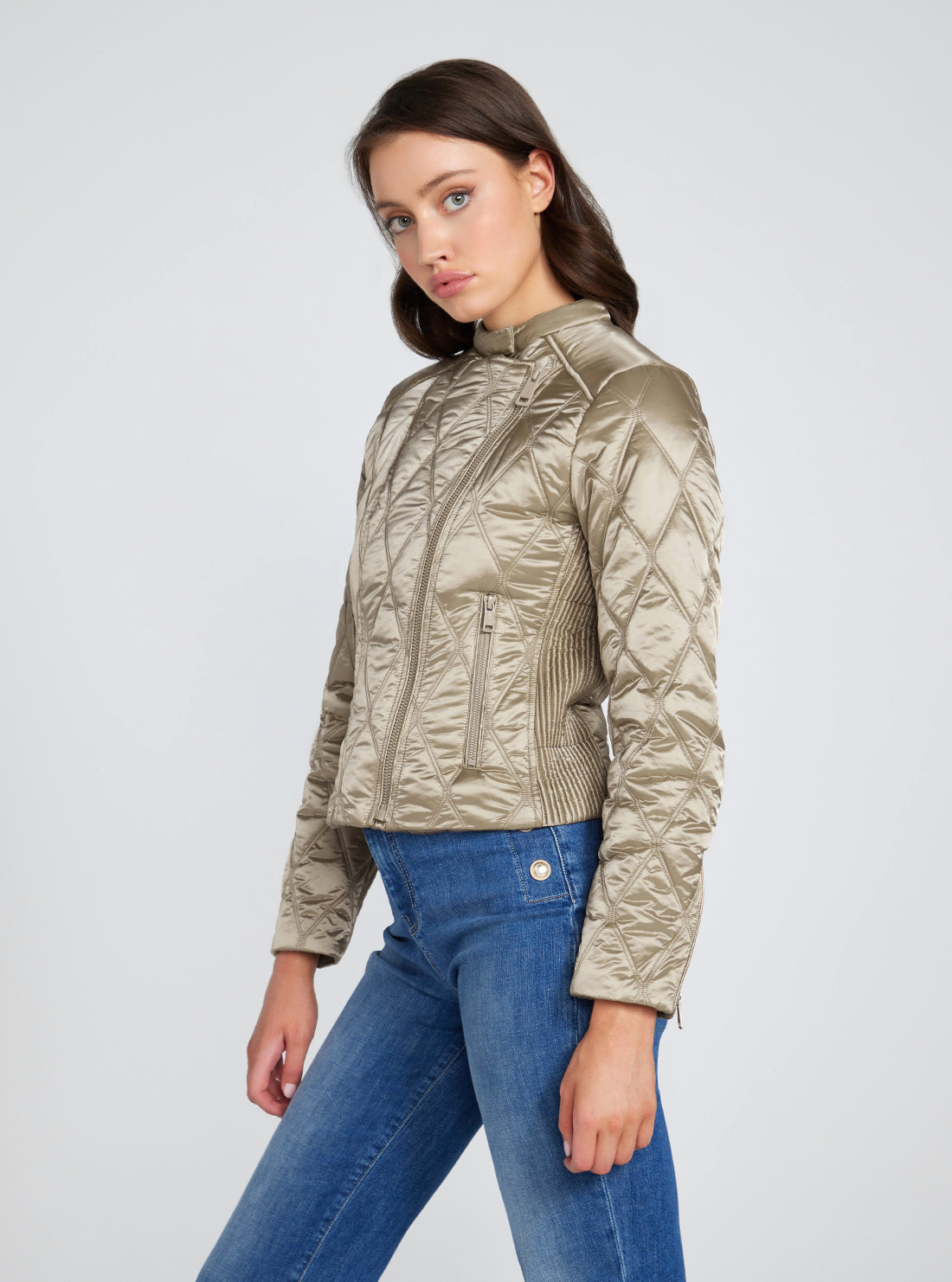GUESS Eco Gold New Marine Jacket side view