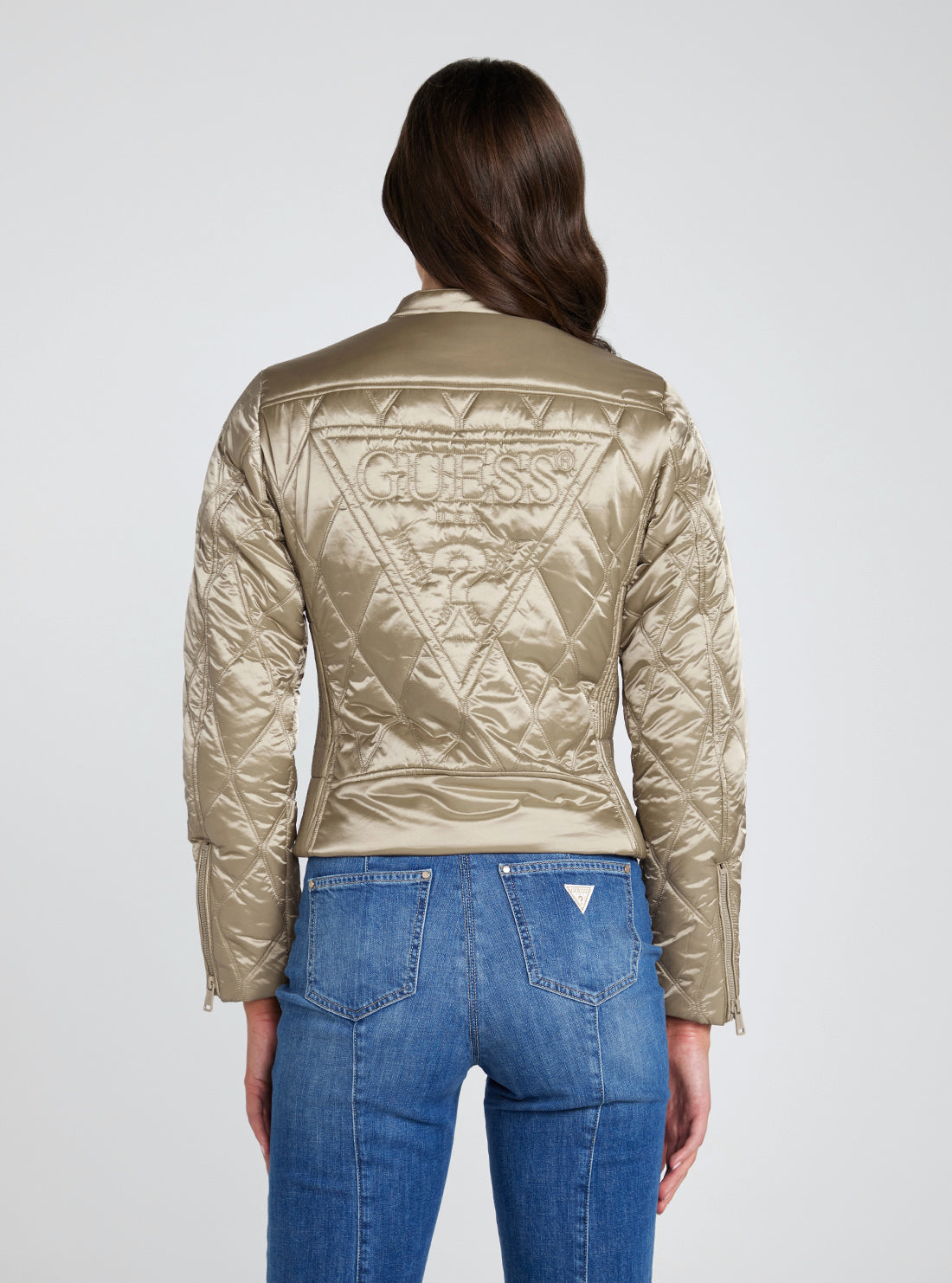 GUESS Eco Gold New Marine Jacket back view