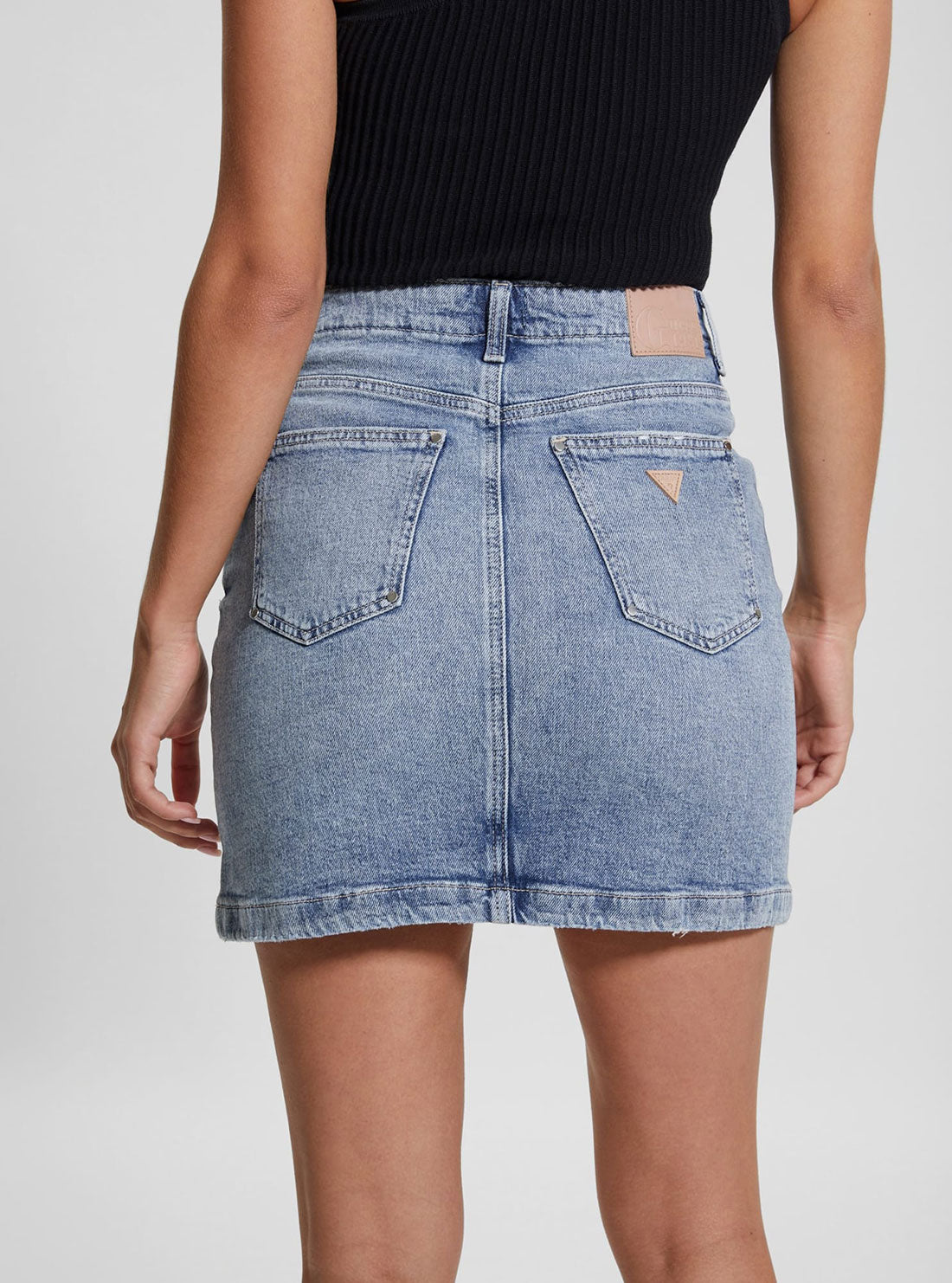 Eco Willow Denim Shirt | GUESS Women's | back view