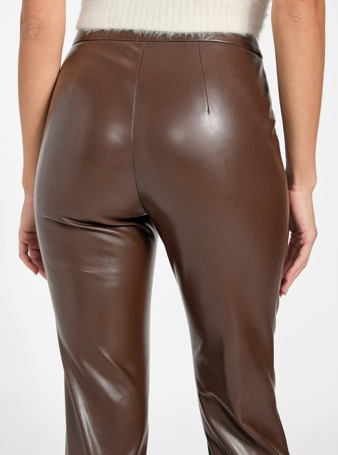 GUESS Womens Brown New Prescilla Leggings W4BB18WGIK Back View