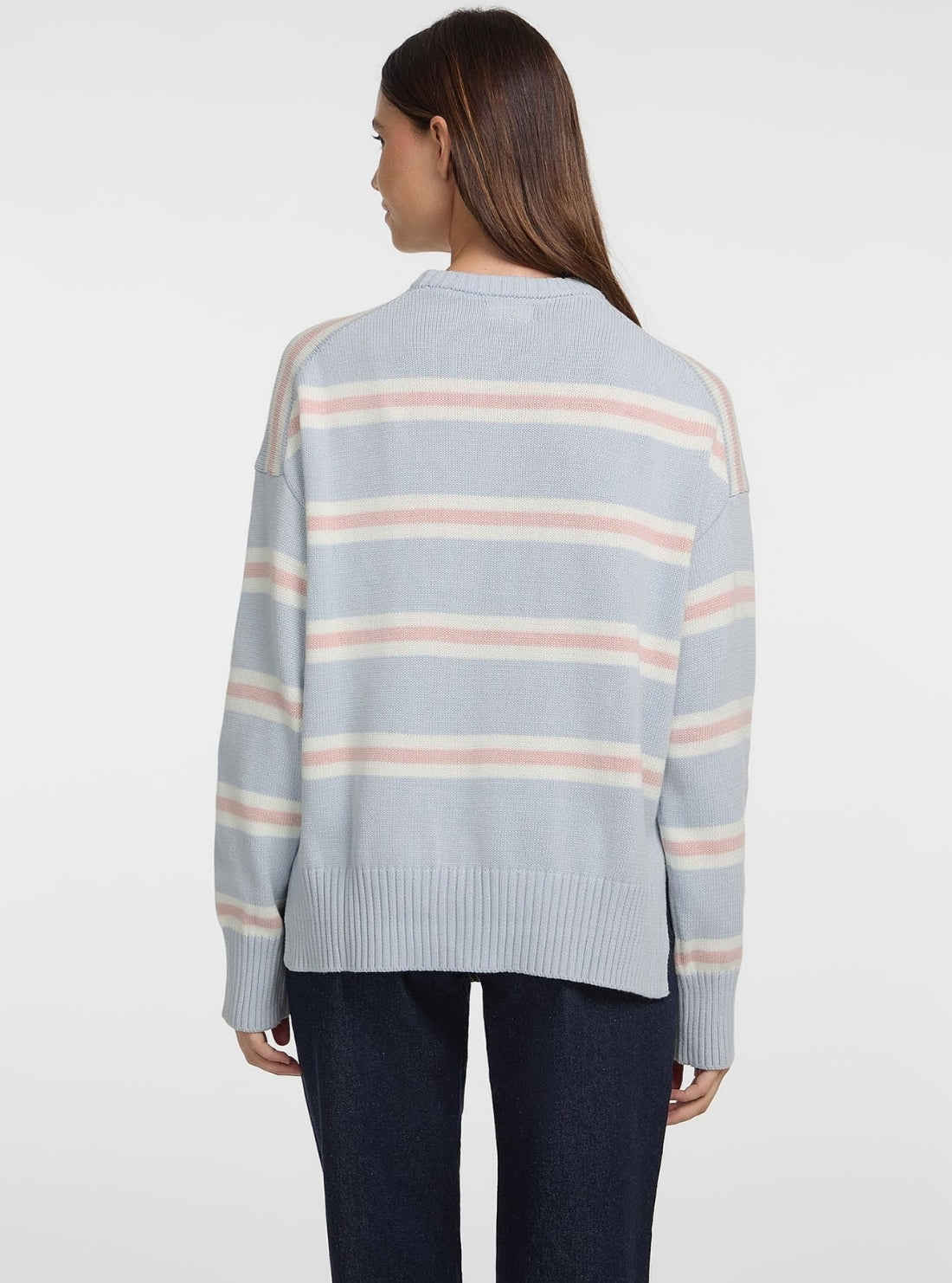 Guess Jeans Multi-Striped Sweater W4BR09Z3HM1 Back View
