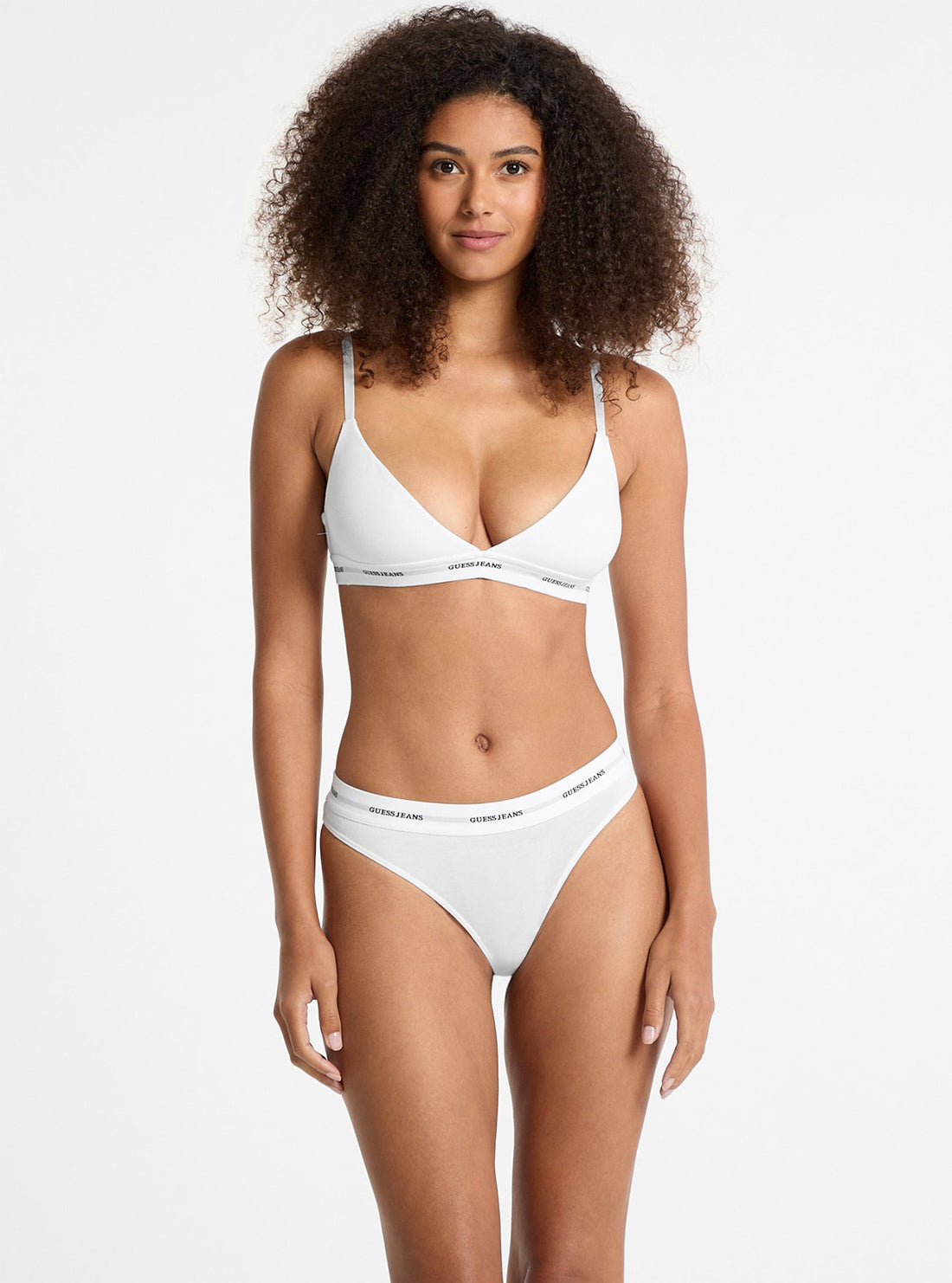 Guess Jeans White Thong