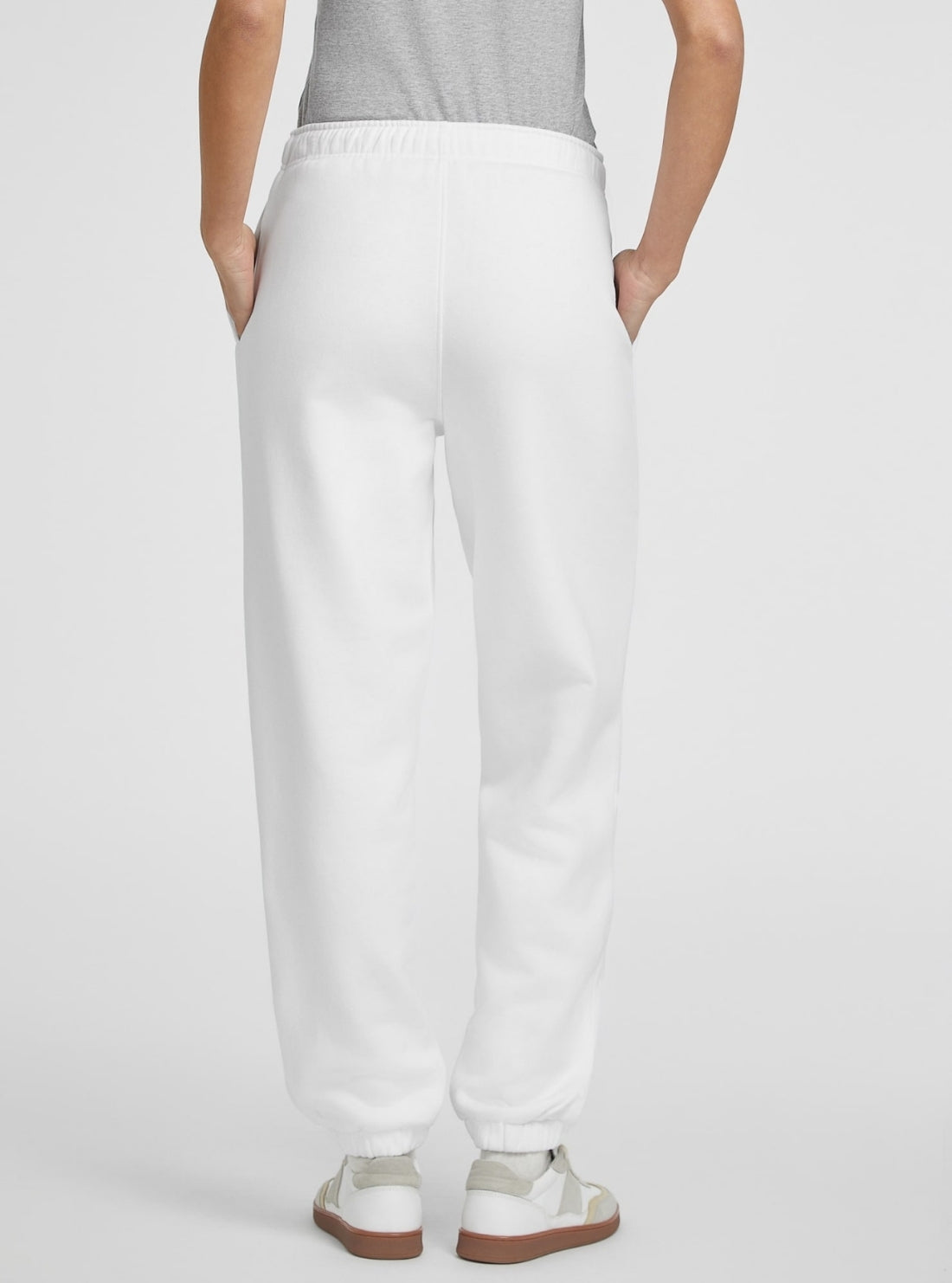 Guess Jeans White Mini Label Jogger W4YB33KC811 Back View