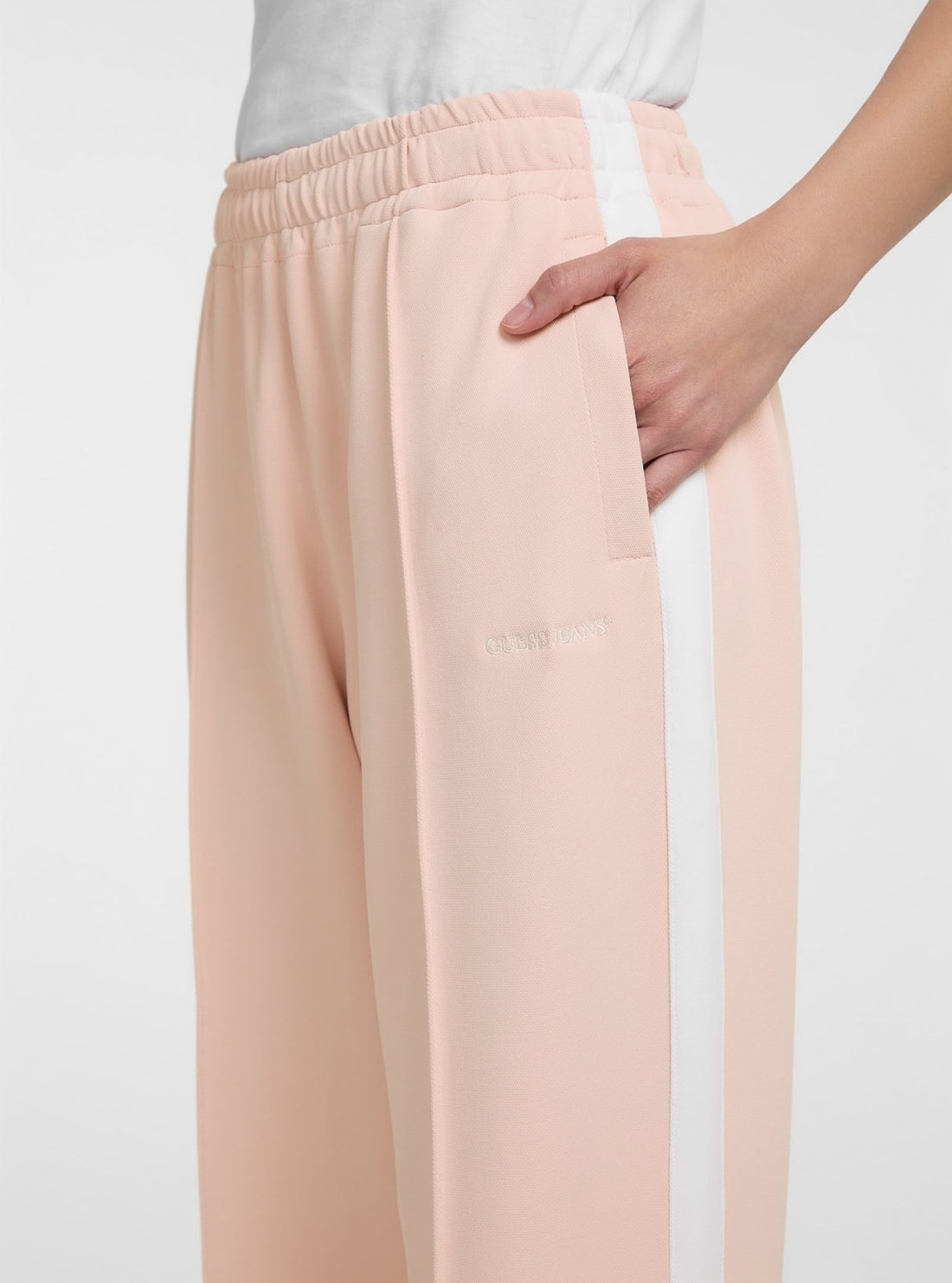 Guess Jeans Pink Tricot Track Pant  W5GB43KB212 Detail View