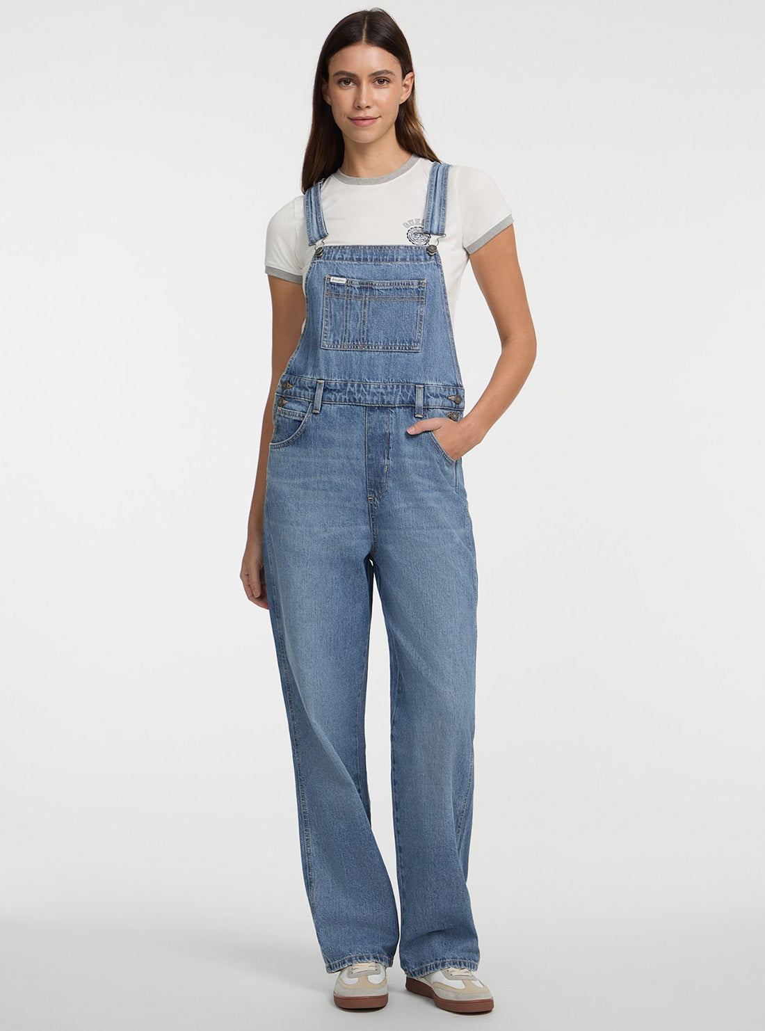 Guess Jeans Blue Denim Overall W5GD0ZD5O11 Full View