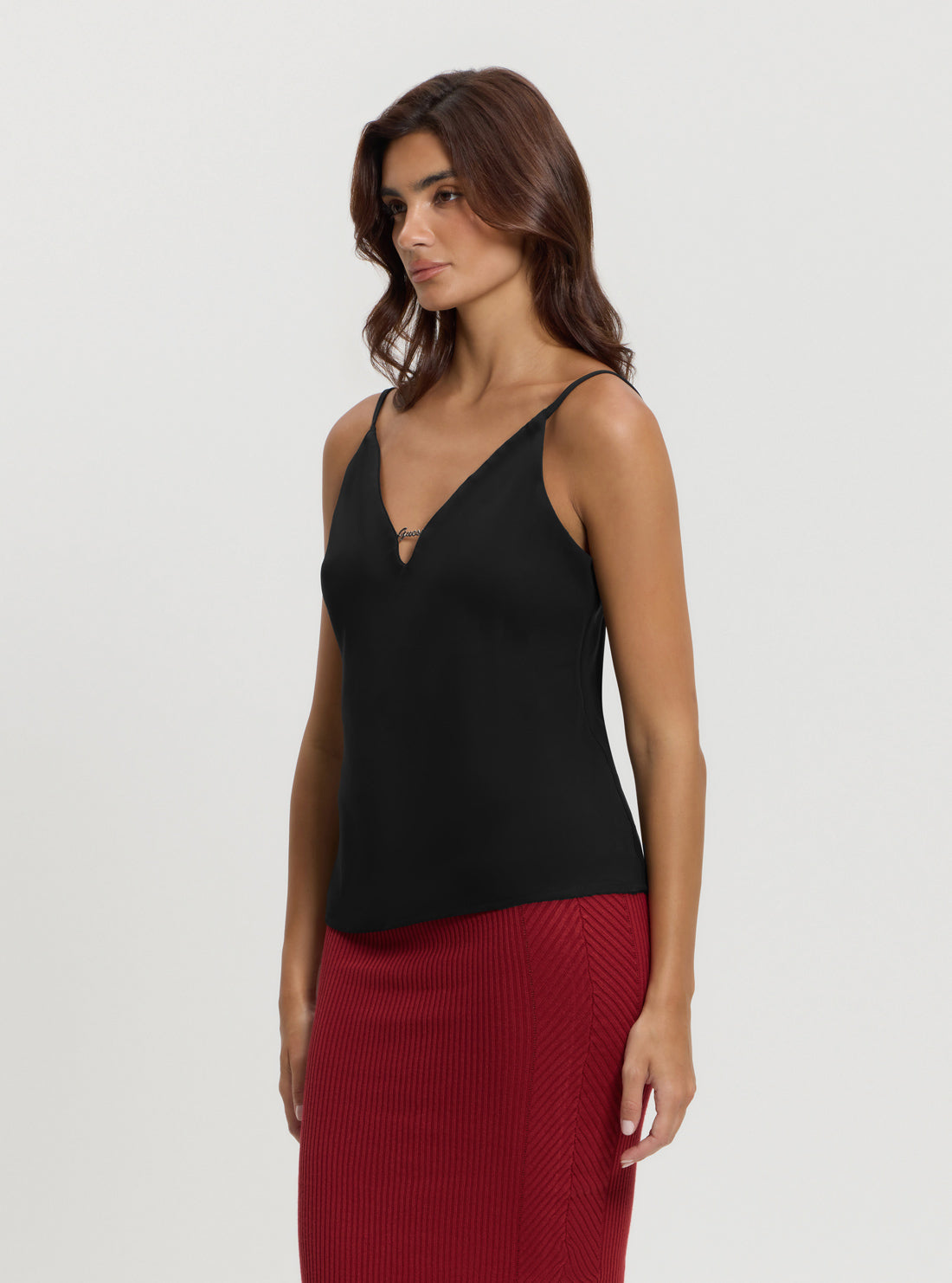Black Caroline Tank Top