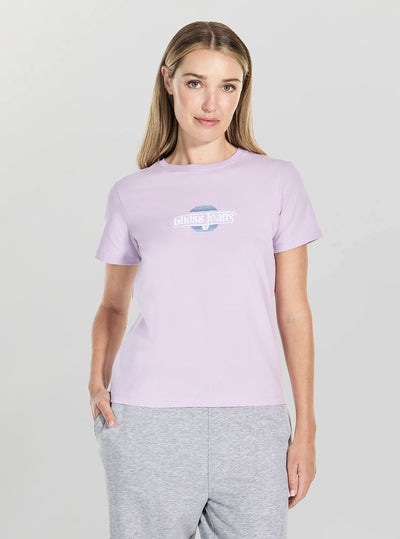 Guess Jeans Purple Sunset T-Shirt W5GI26J1314 Front View
