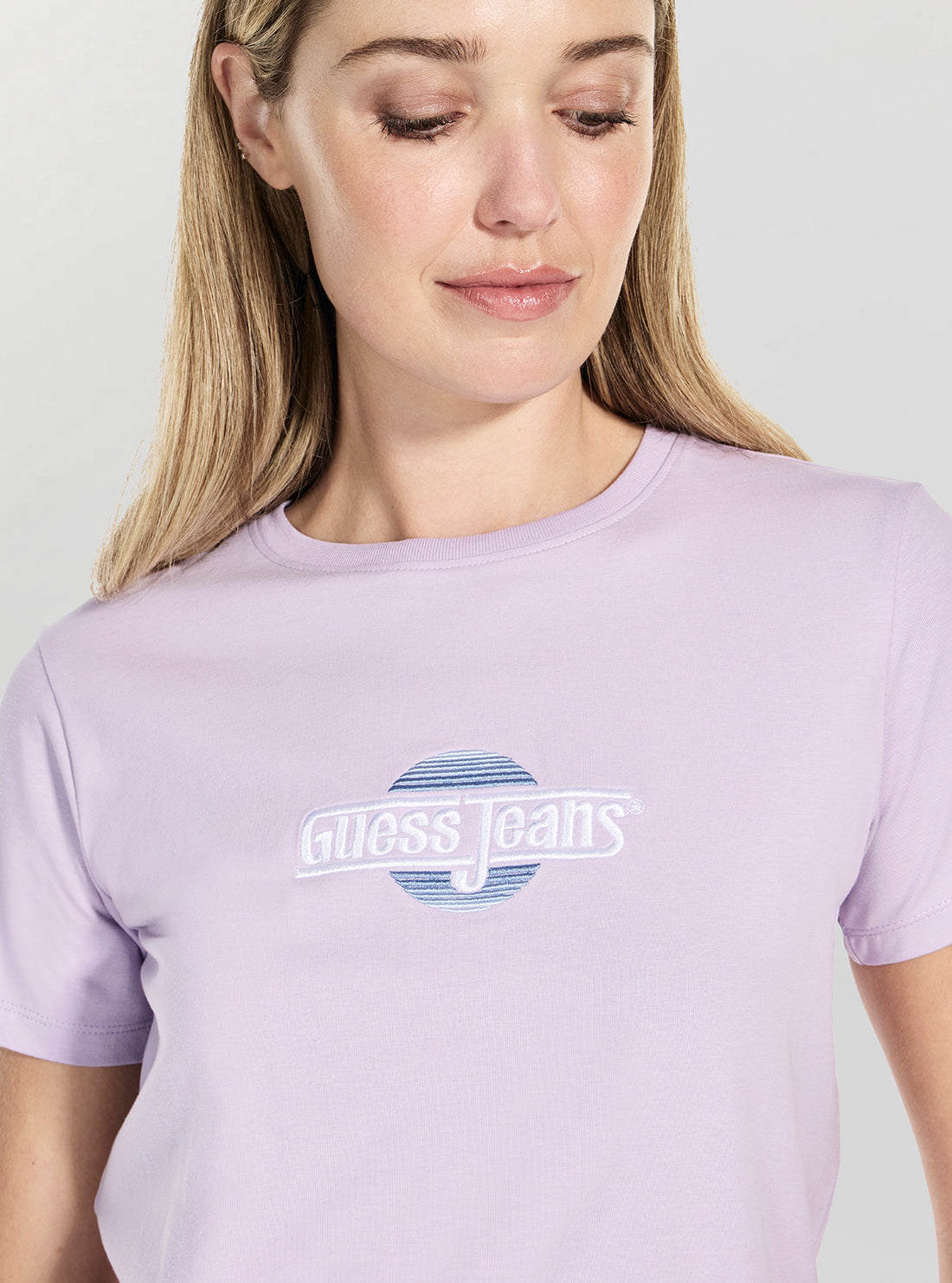 Guess Jeans Purple Sunset T-Shirt W5GI26J1314 Detail View