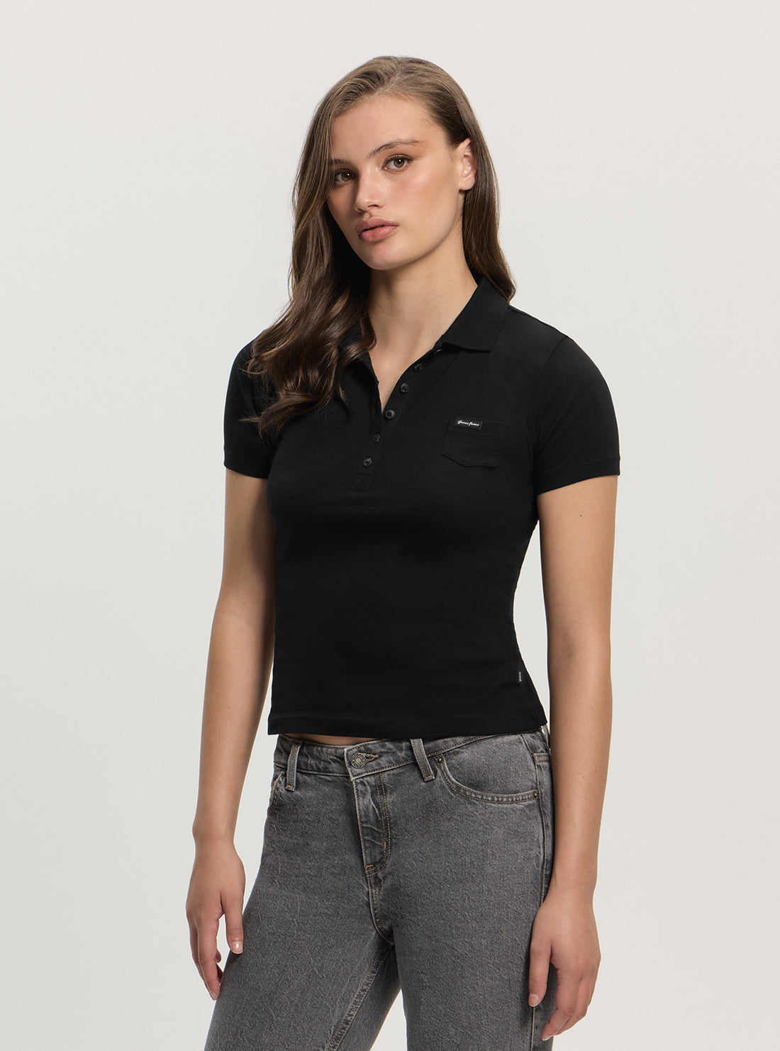 Guess Jeans Slim Polo T-Shirt W5GP73KCYR1 Front Side View