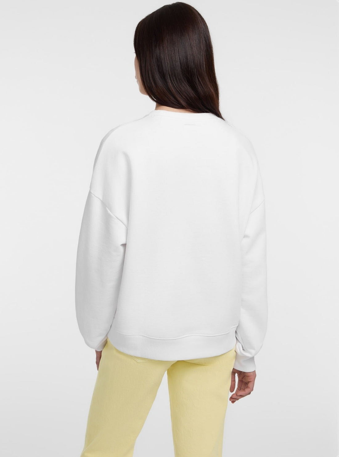 Guess Jeans White Sunset Print Sweatshirt W5GQ16K68I4 Back View