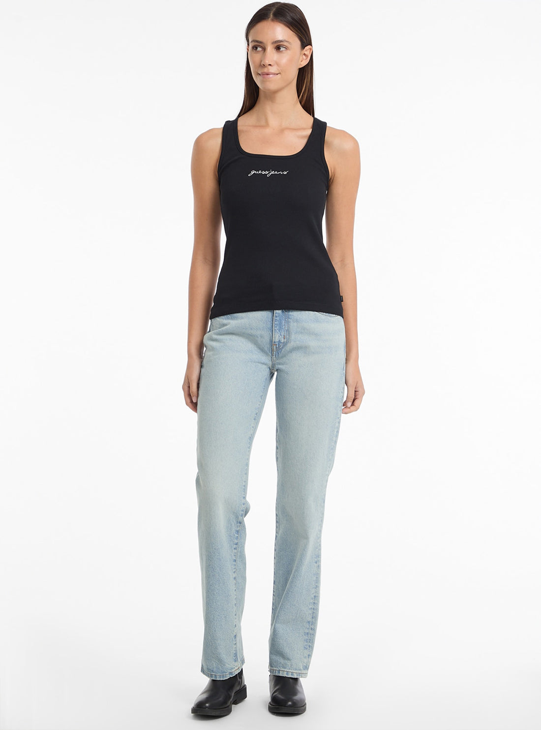 Guess Jeans G08 Mid Rise Straight Jeans