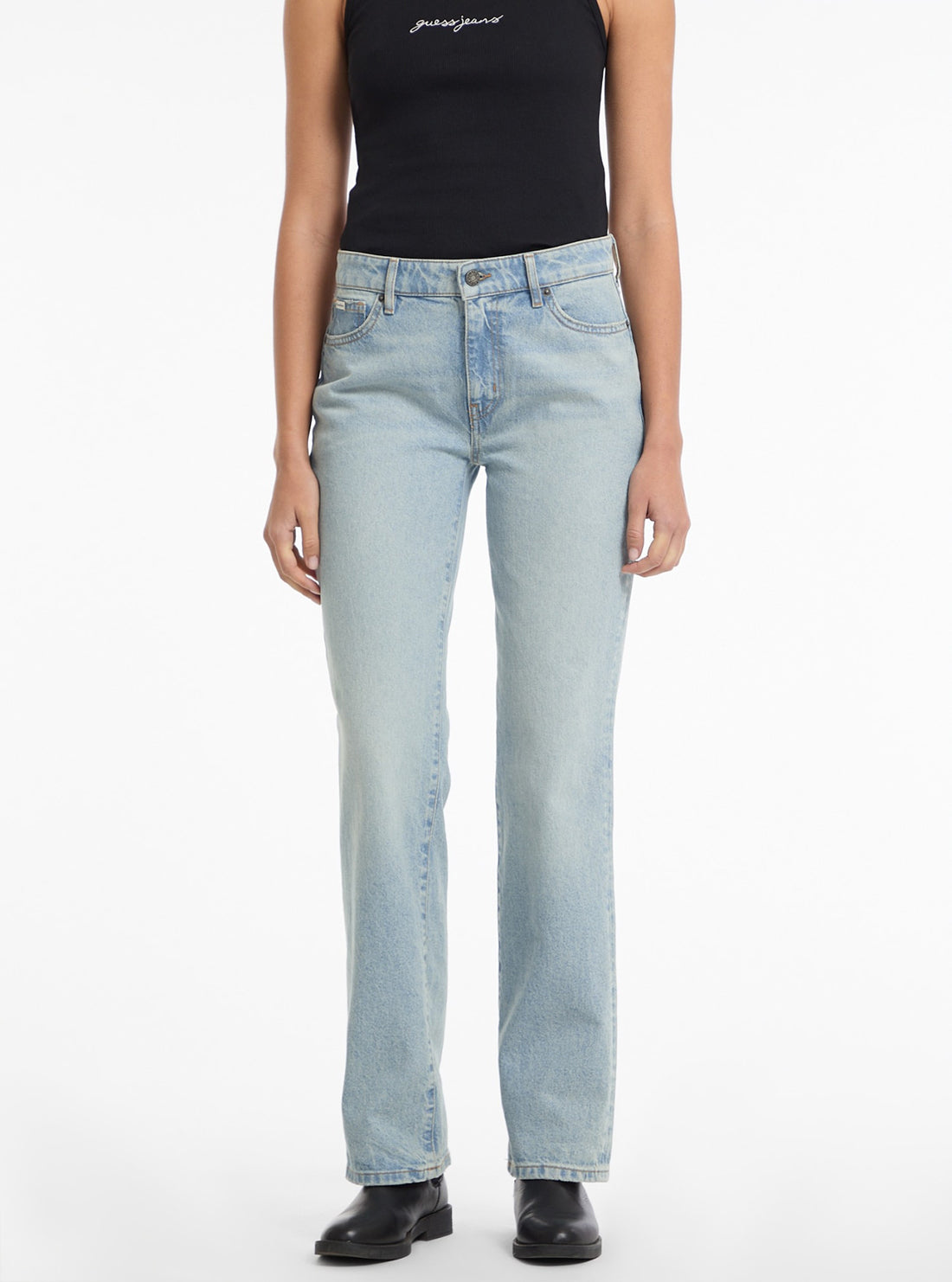 Guess Jeans G08 Mid Rise Straight Jeans